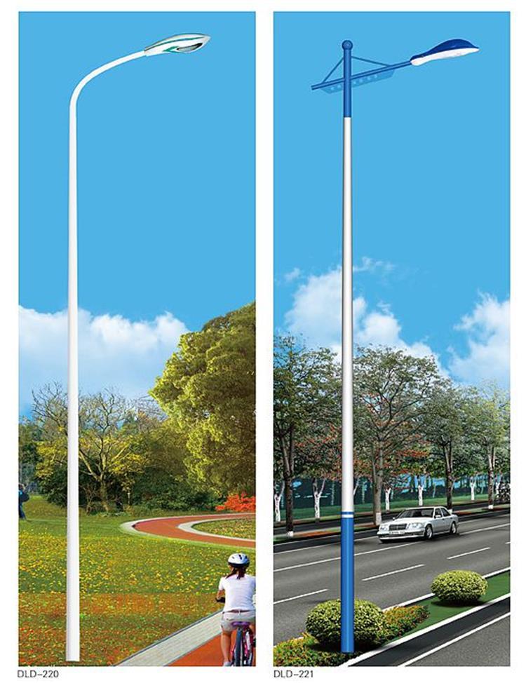 9米10米单臂式路灯杆 可定制的道路照明解决方案